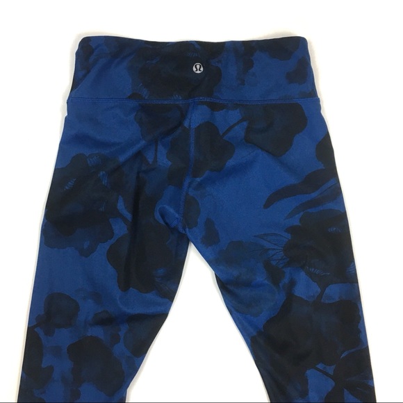 Lululemon luxtreme wunder under jumbo inkwell floral print full length tights - Picture 5 of 8